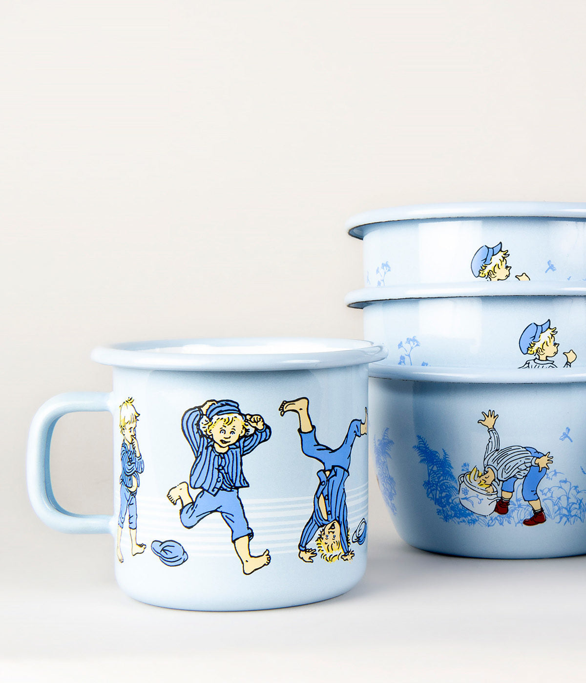 Bolli 2,5 dl - Emil blár