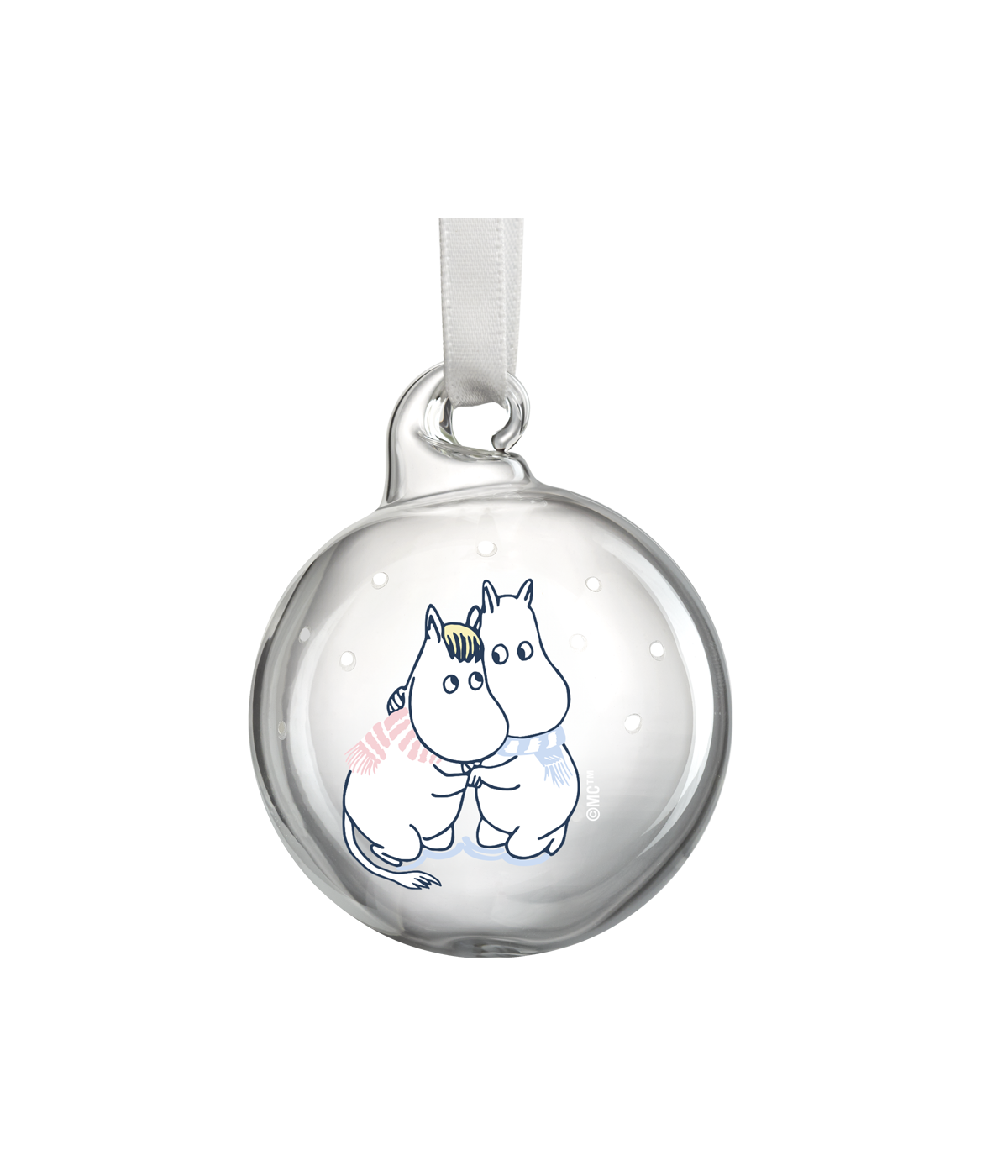 Moomin jólakúlur 4/pk