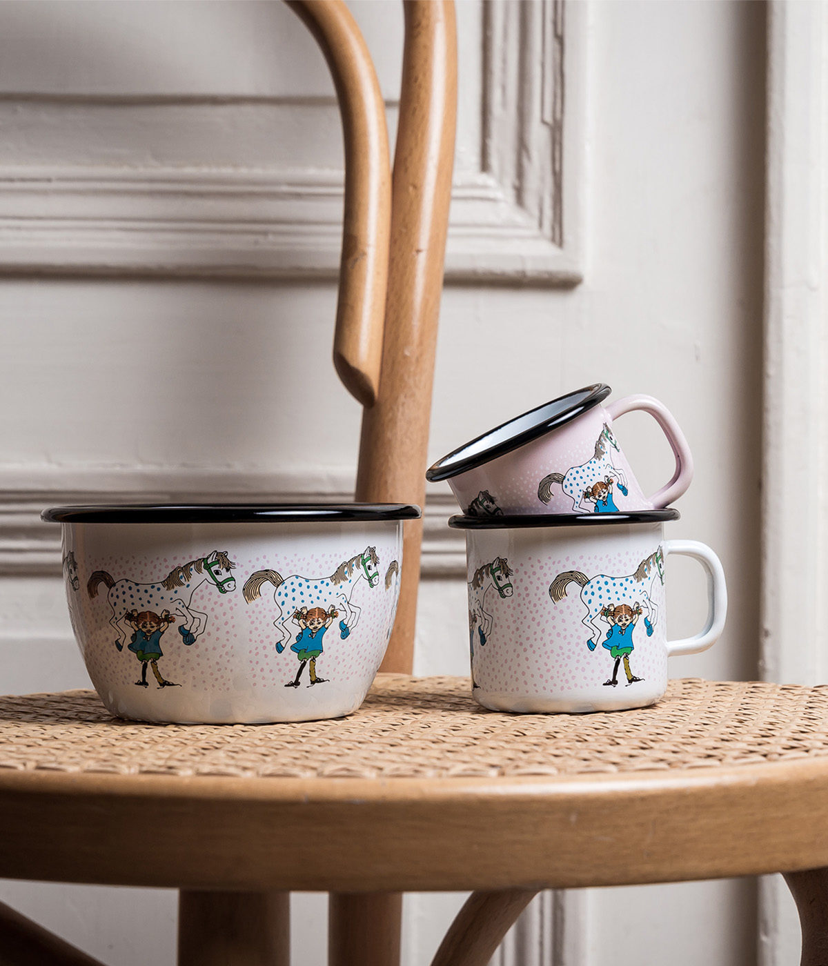 Bolli 2,5 dl - Lína Langsokkur og Hestur