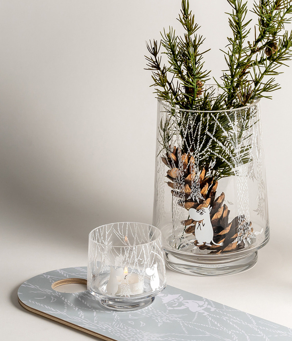 Moomin vasi/kertastjaki - In the woods