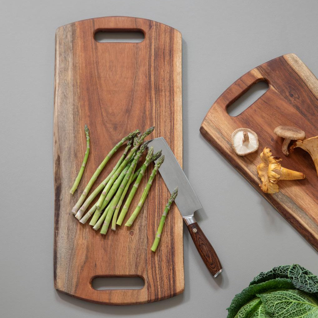 Skurðarbretti og framreiðslubakki - 25x45 cm