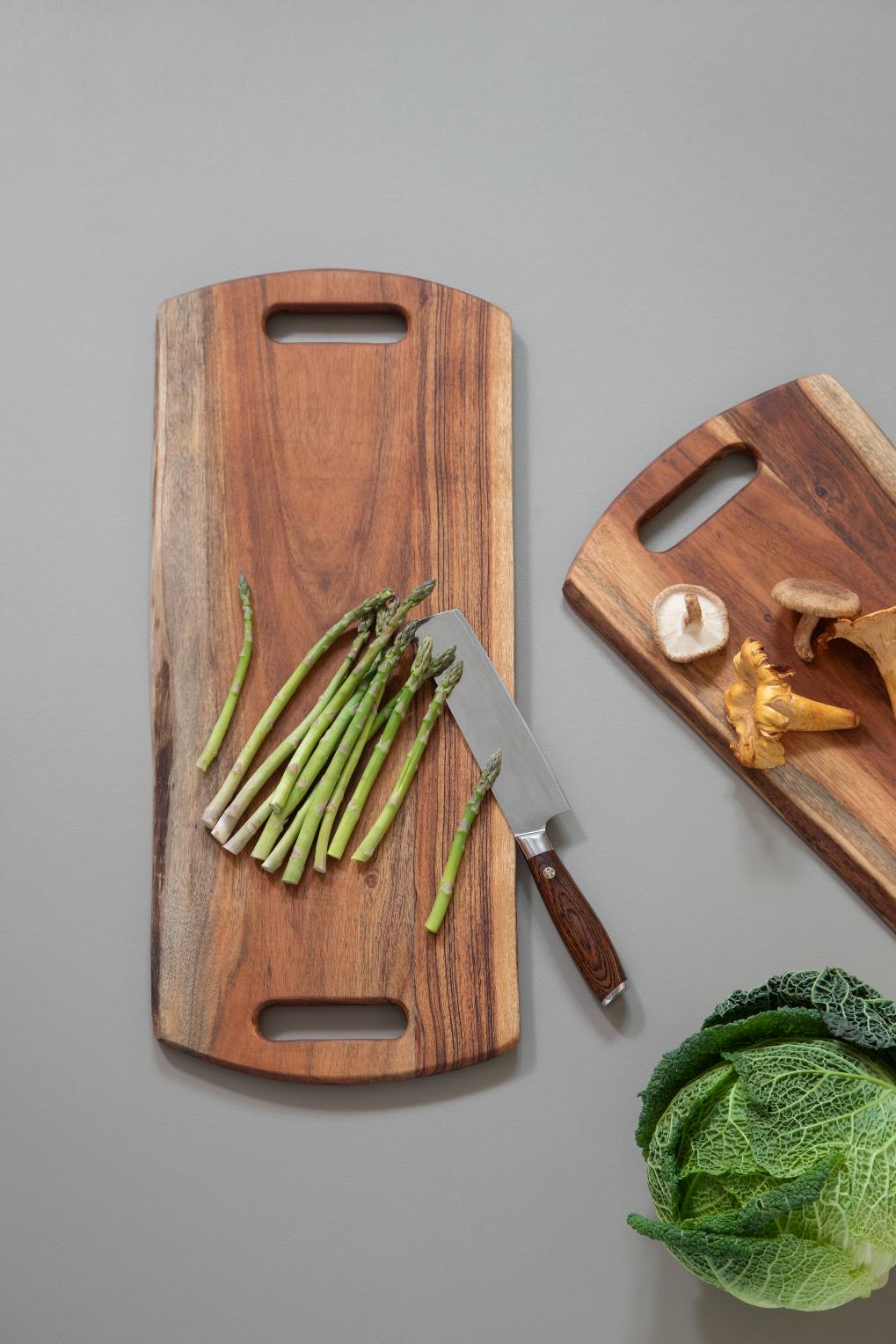 Skurðarbretti og framreiðslubakki - 25x45 cm