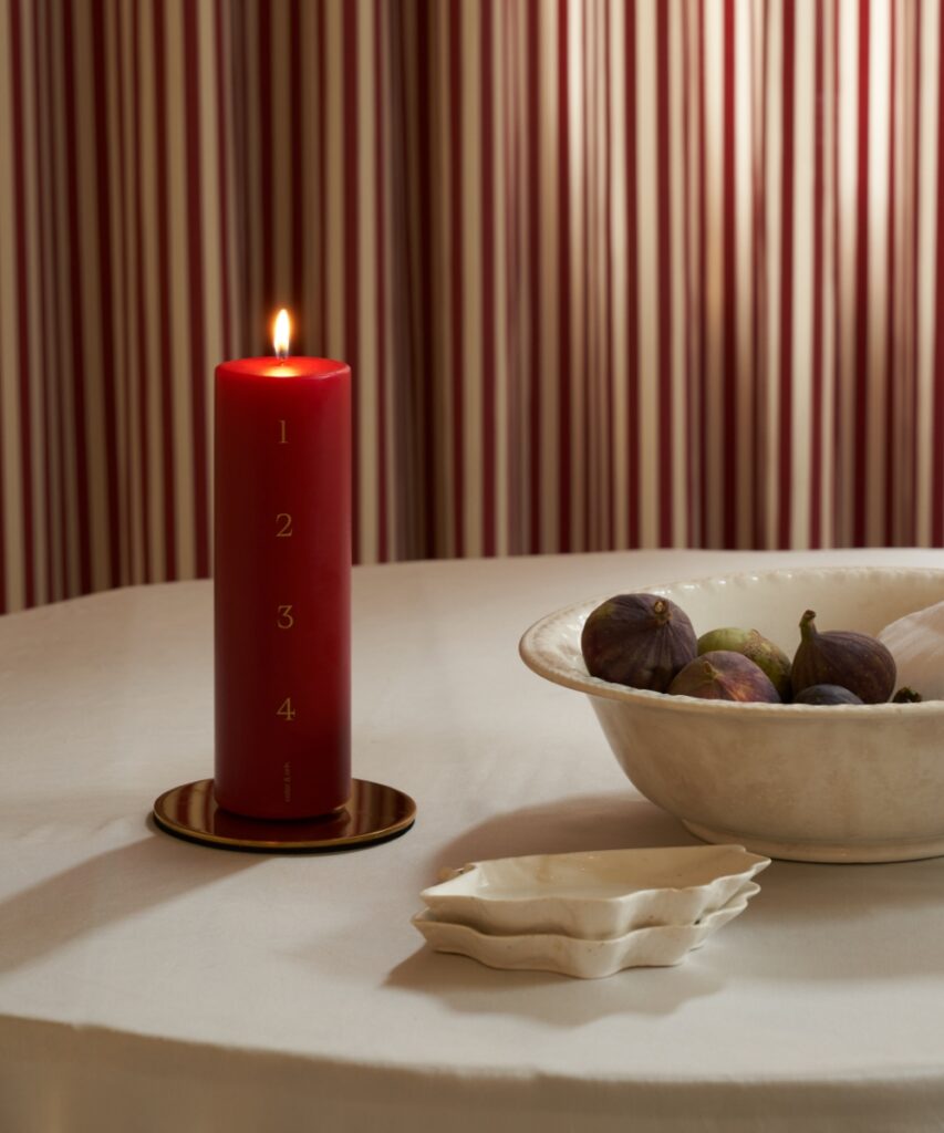 Kertadiskur - gylltur