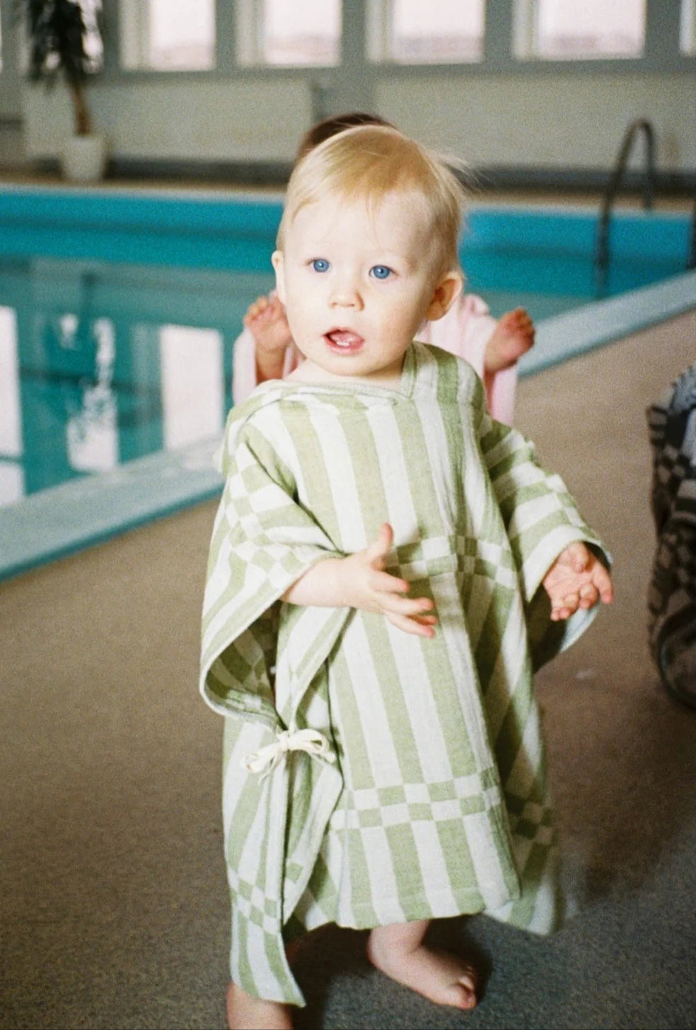 Barna baðstakkur - grænn