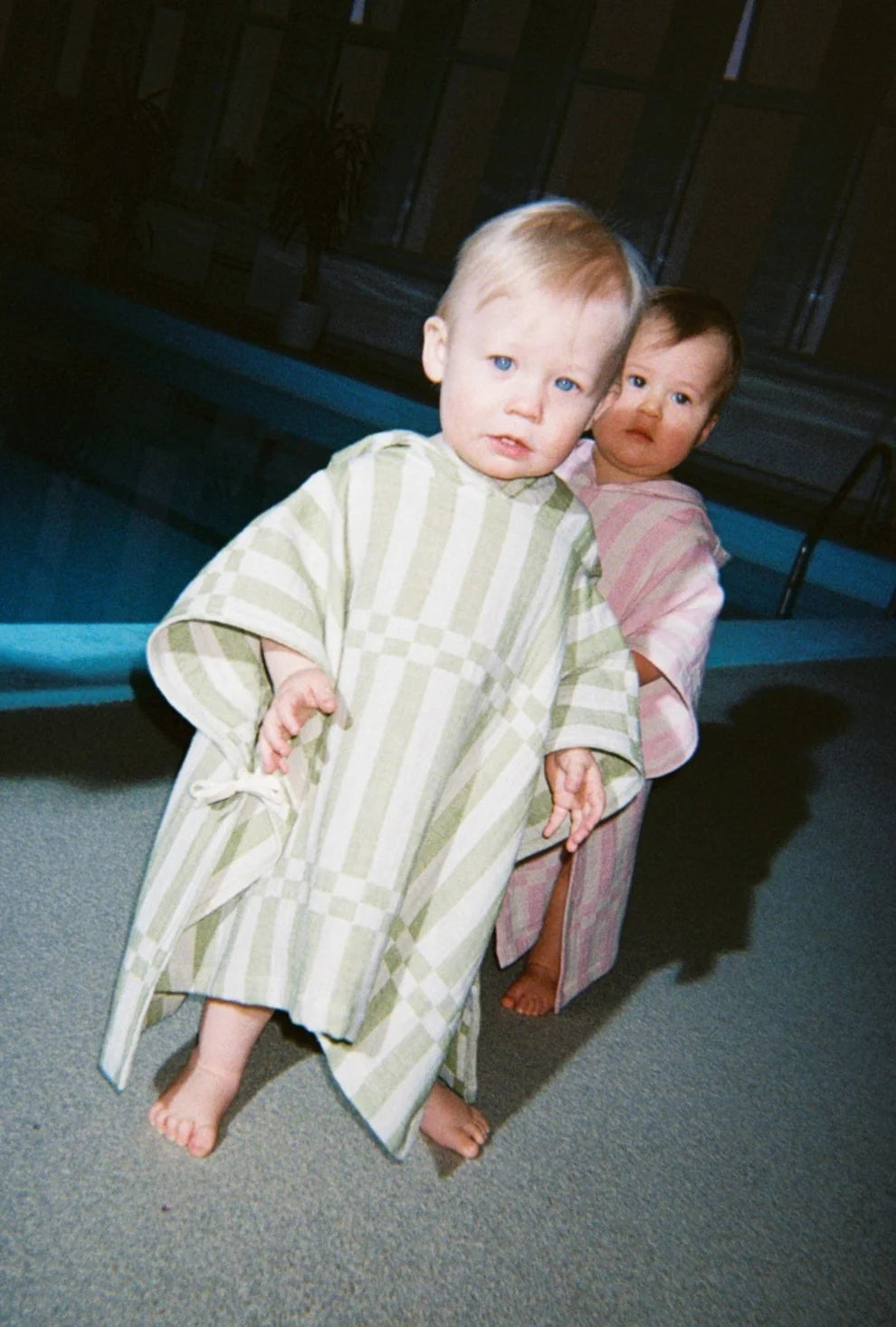 Barna baðstakkur - grænn