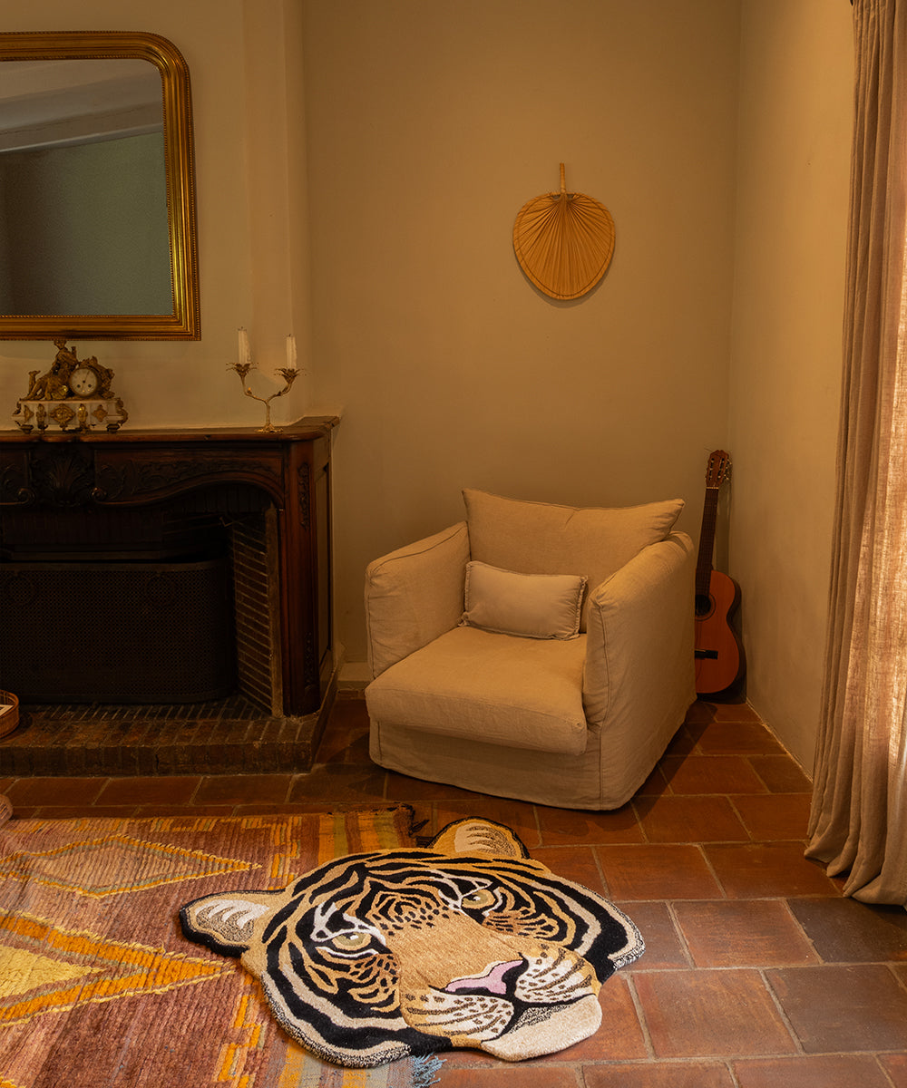 Rajah tígrisdýramotta - stór