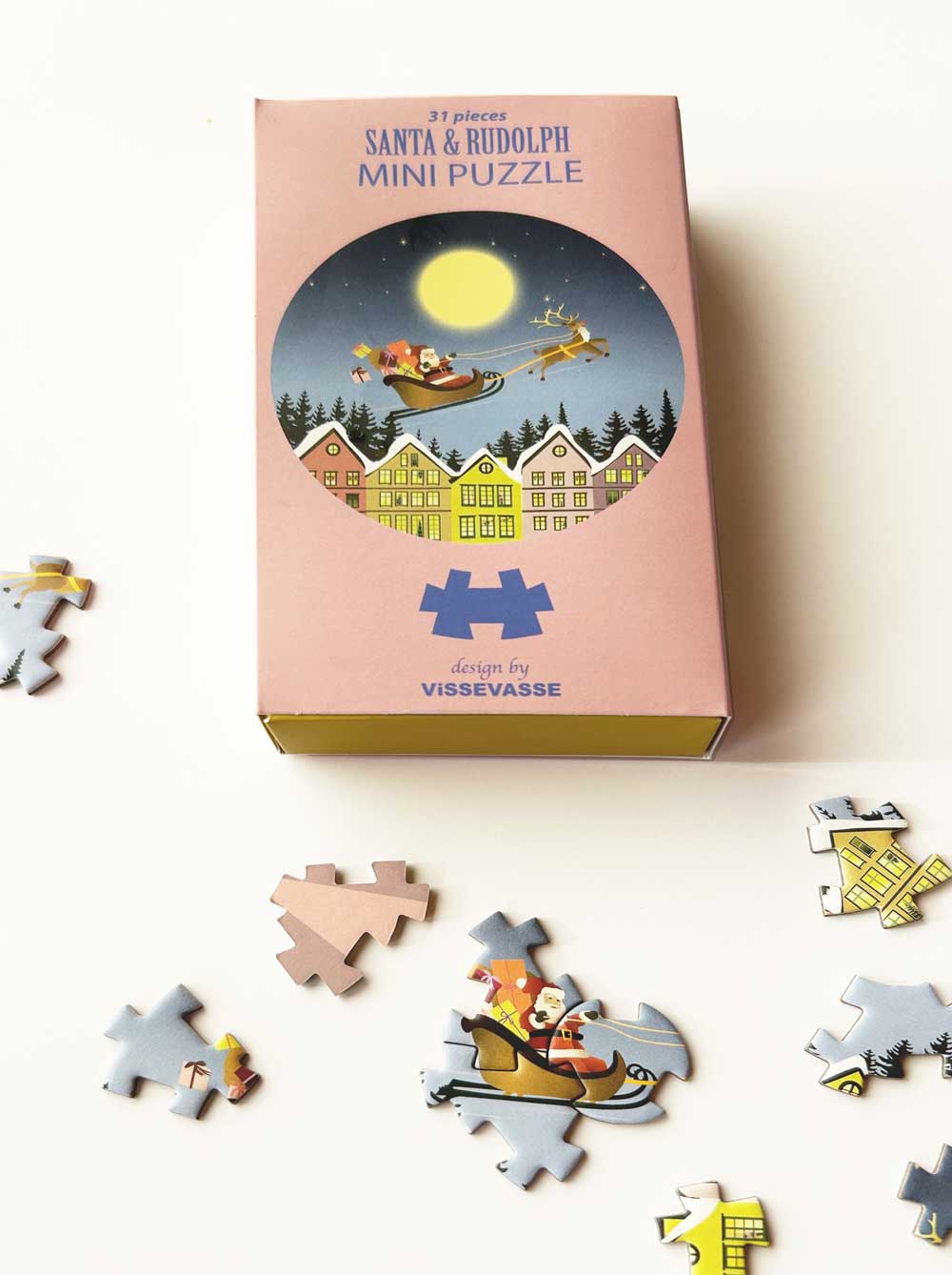 Santa & Rudolph mini púsl - 31 biti
