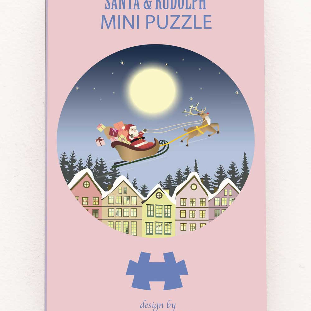 Santa & Rudolph mini púsl - 31 biti