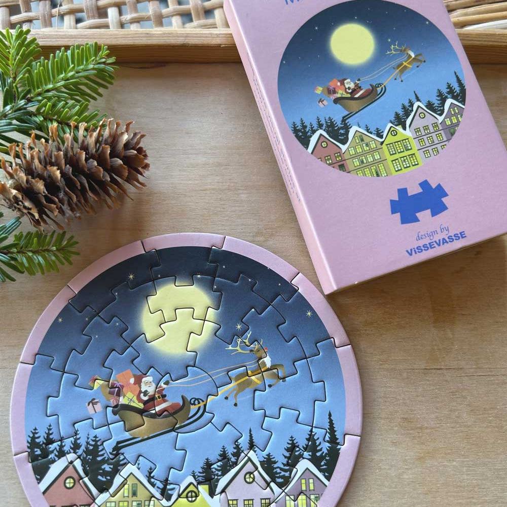 Santa & Rudolph mini púsl - 31 biti