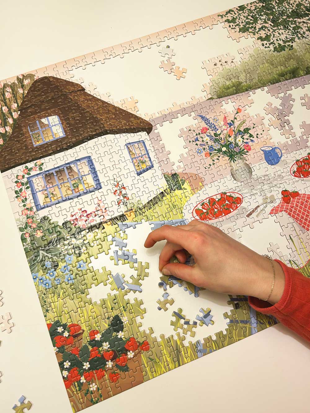 Sweet strawberries púsl - 1.000 bita