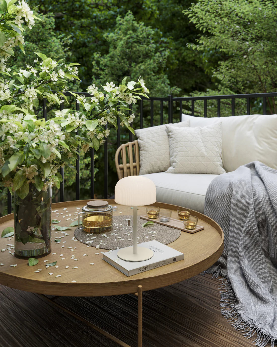 LED lampi - drappaður