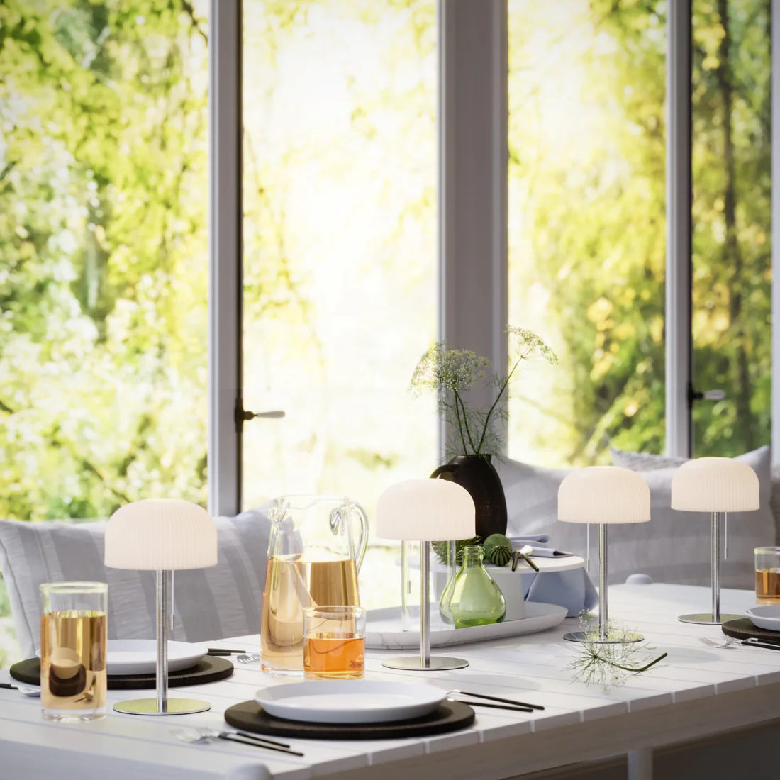 LED lampi - silfraður