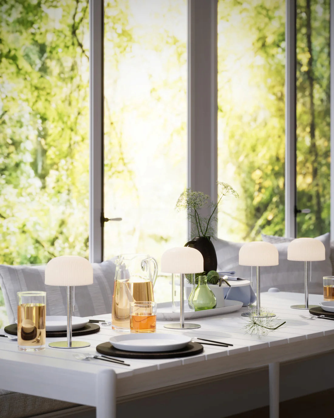 LED lampi - silfraður