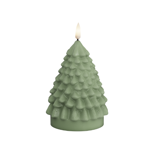 LED kerti jólatré ljósgræn - tvær stærðir