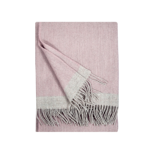 RAUHA ullarteppi - bleikt og grátt