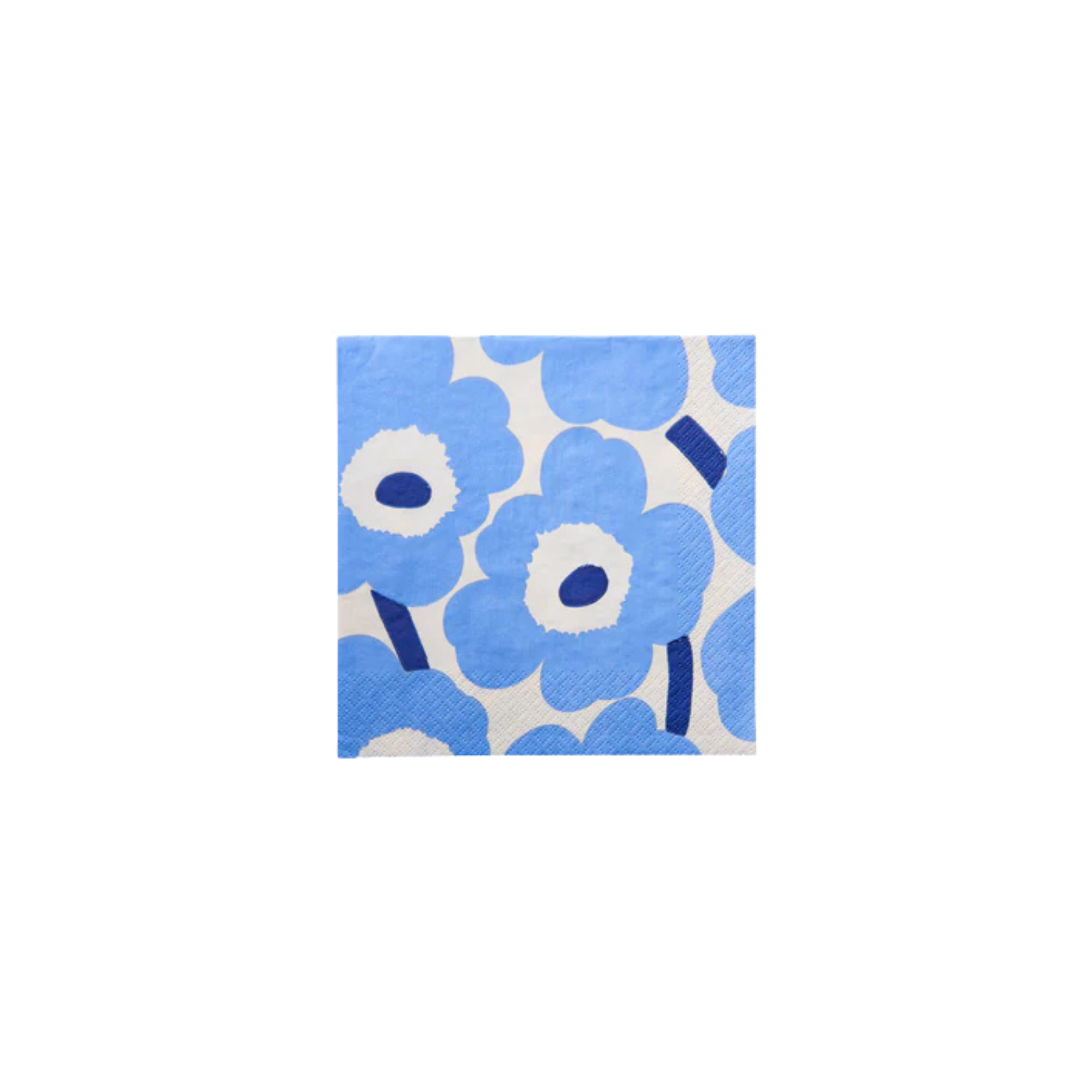 Marimekko Unikko dökkblá - 33x33 cm