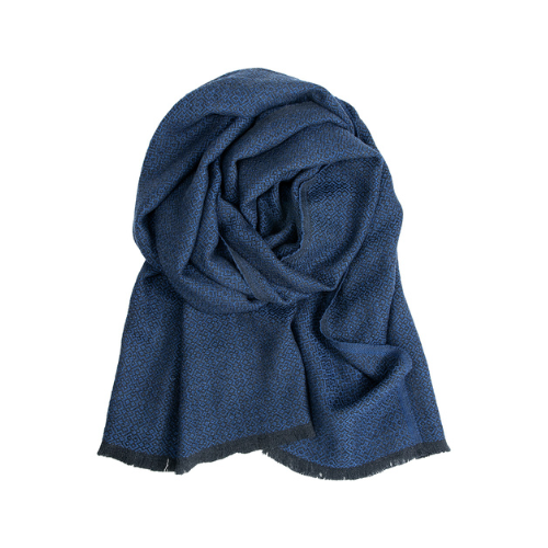 KOLI merínó trefill - dökkblár og svartur