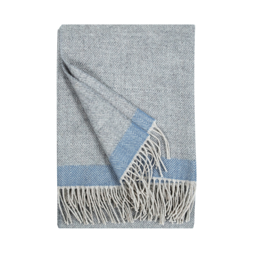 RAUHA ullarteppi - grátt og blátt