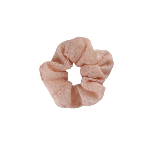 Pernille scrunchie - ljósbleik