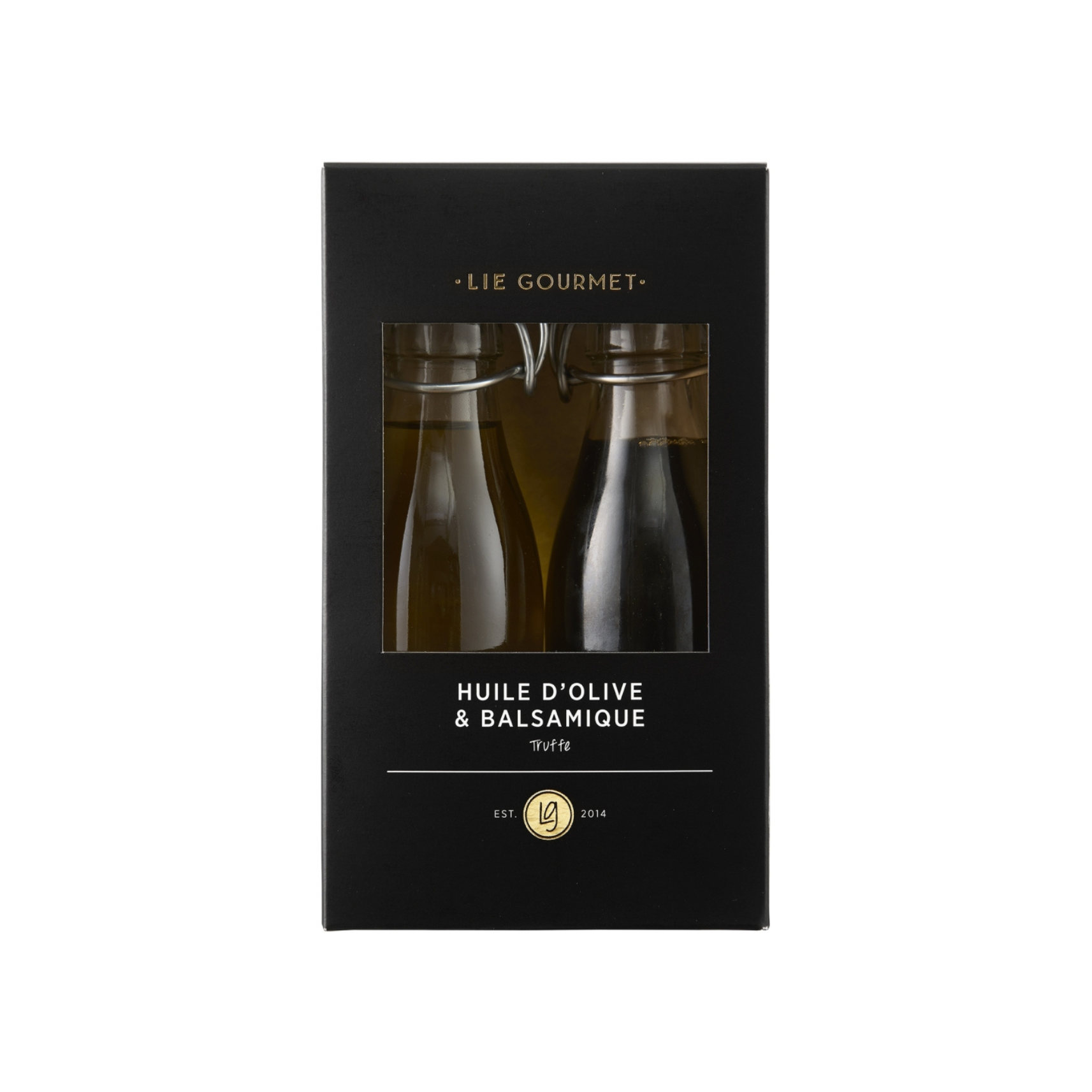 Gjafasett ólífuolía & balsamik edik m/trufflum