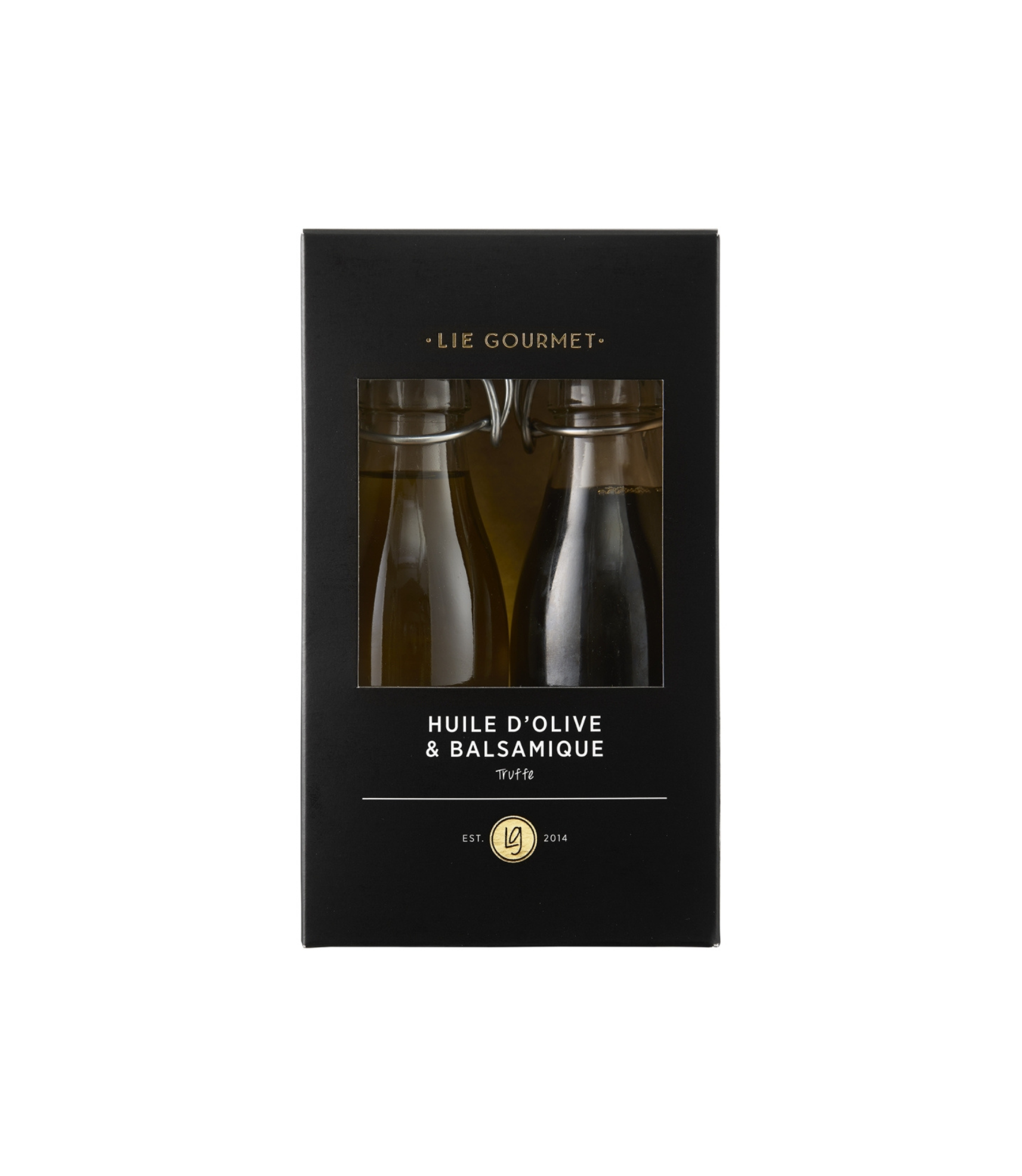 Gjafasett ólífuolía & balsamik edik m/trufflum