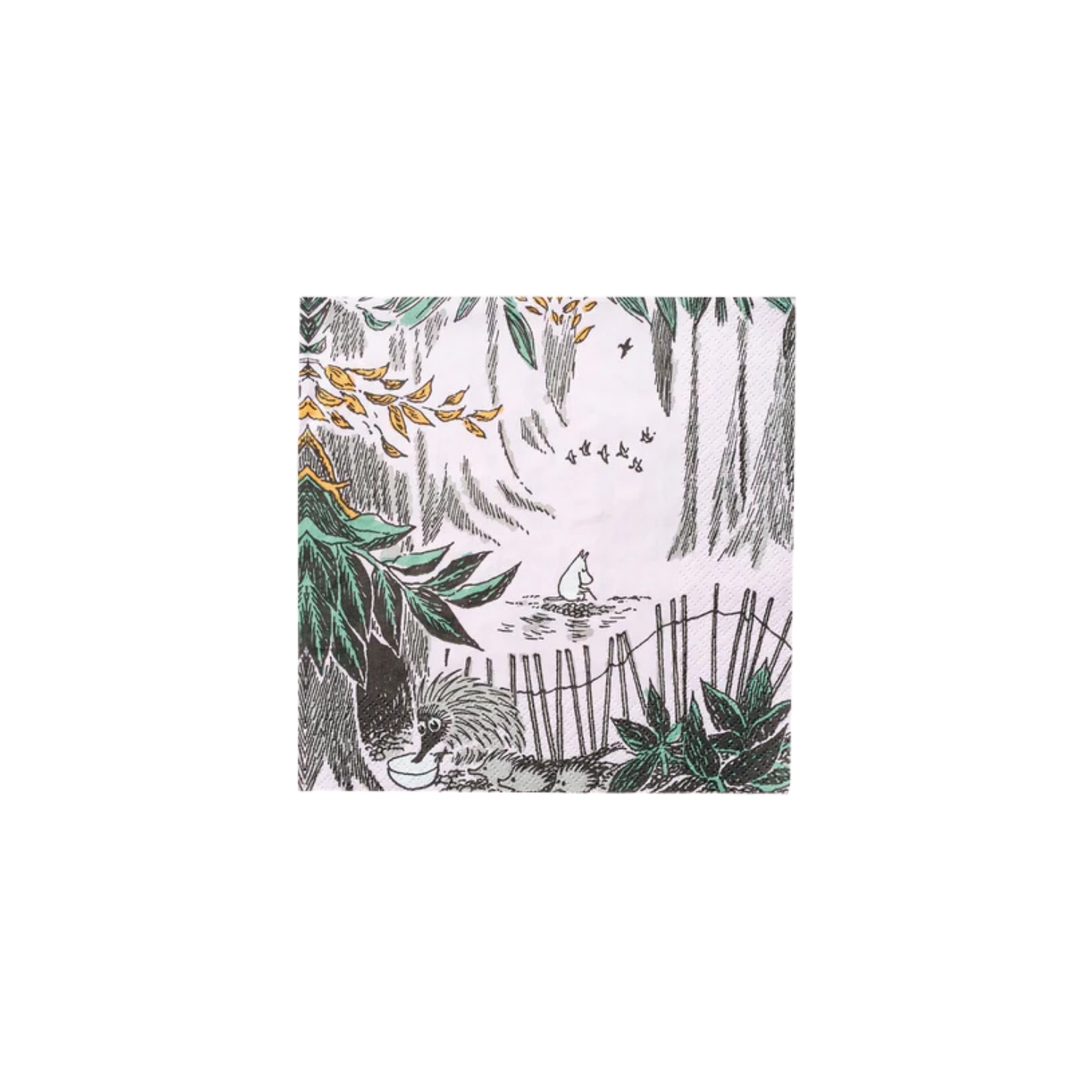 Moomin Kaipaus bleik - 33x33 cm