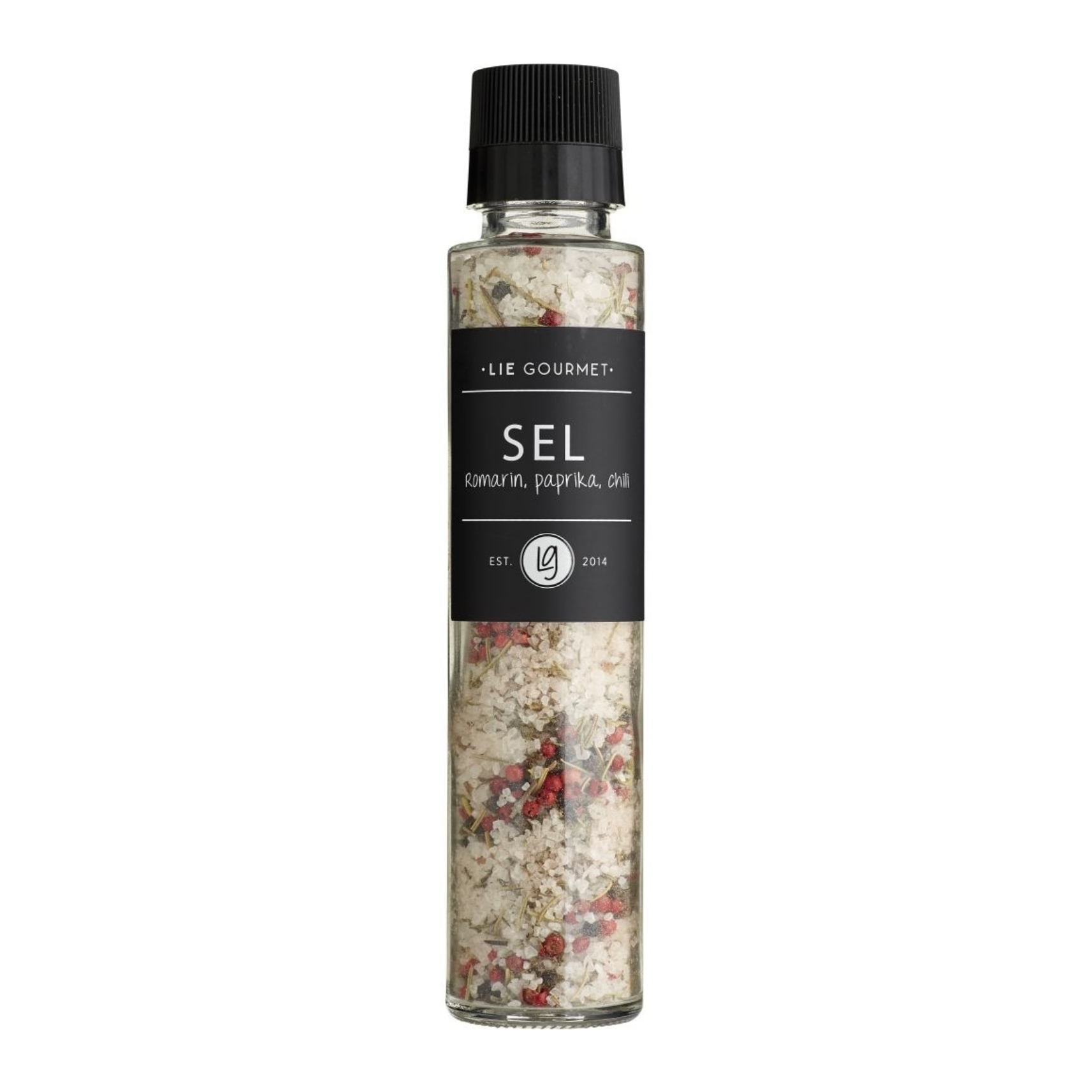 Krydd - Salt, rósmarín, paprika & chili 230 gr.