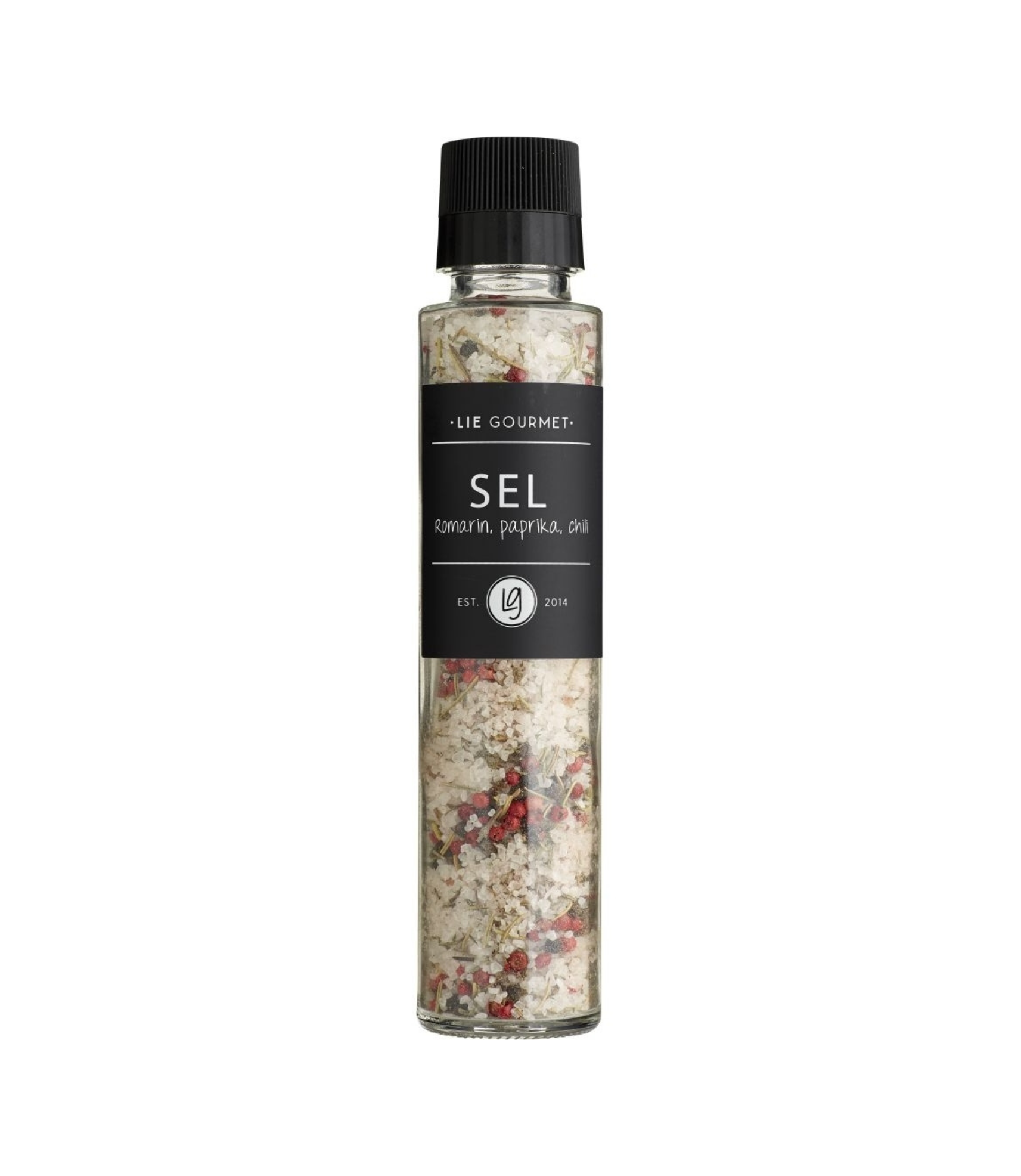 Krydd - Salt, rósmarín, paprika & chili 230 gr.