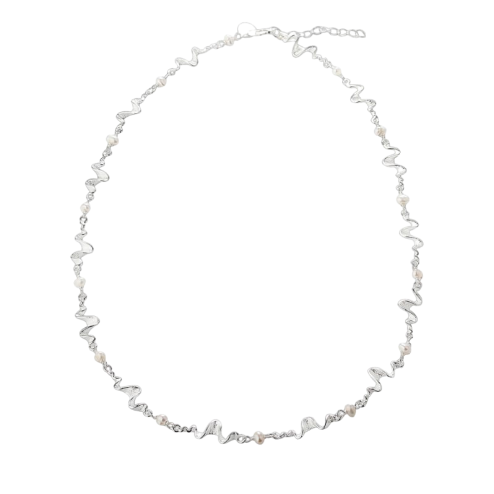 Rhumba choker hálsmen - silfur