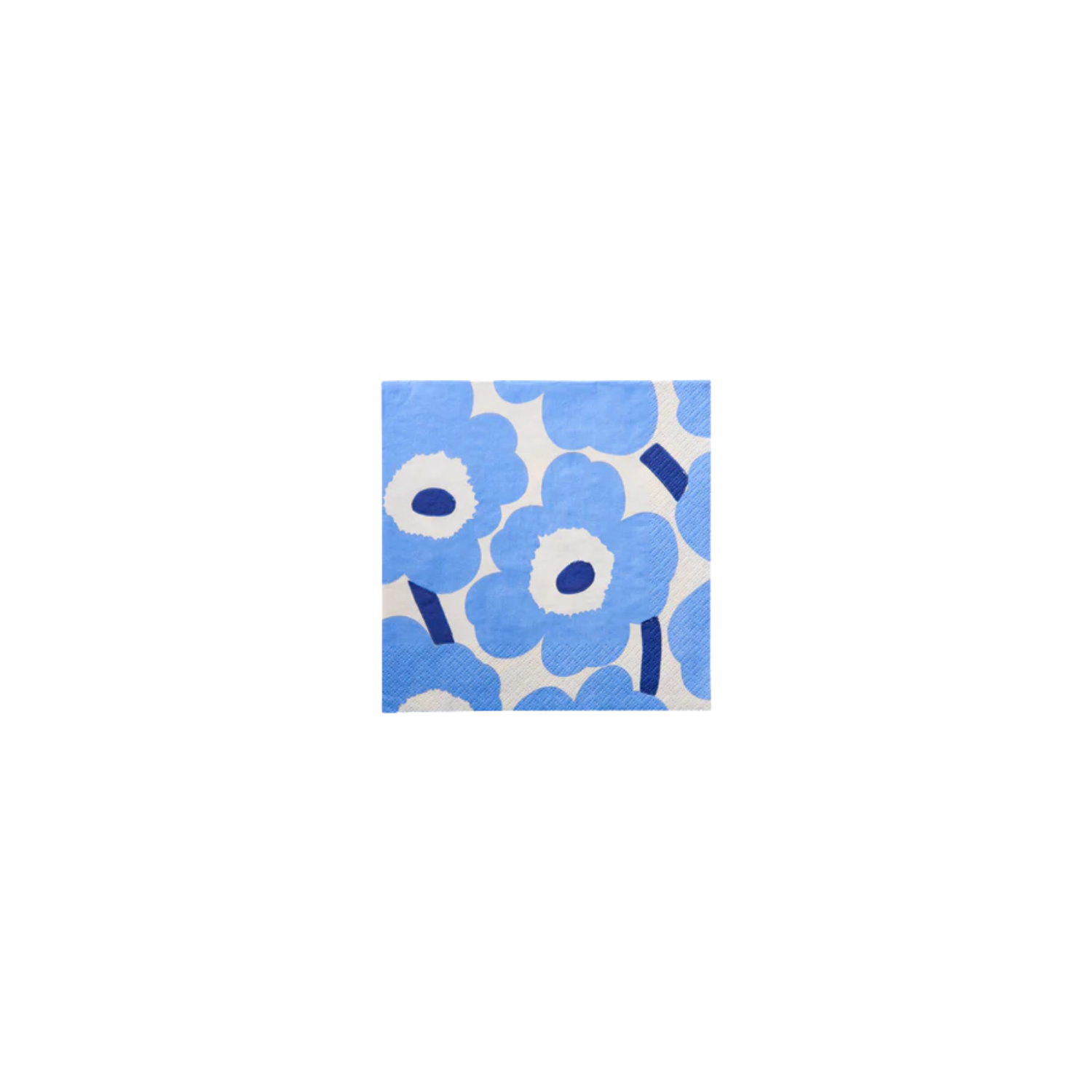 Marimekko Unikko dökkblá - 24x24 cm