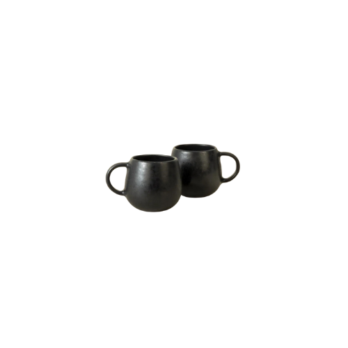 Black stone bollar - 2/pk
