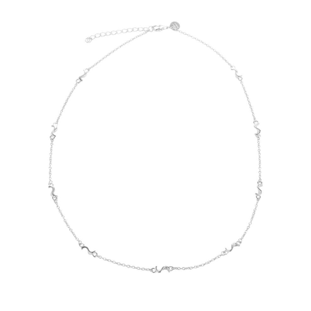 Rhumba hálsmen einfalt - silfur