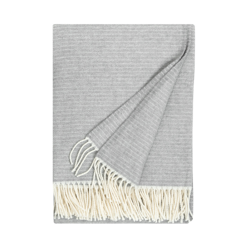 LEPO merínó ullarteppi - grár