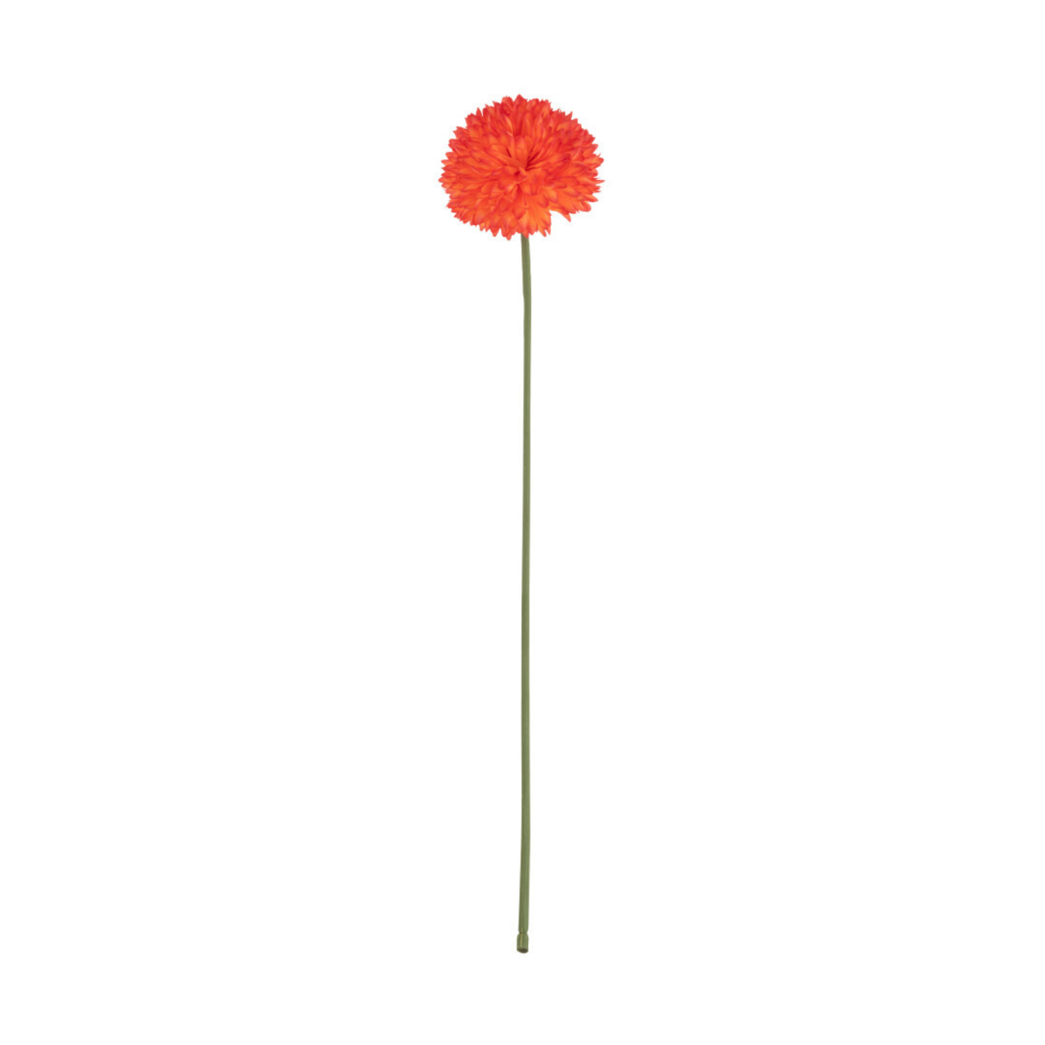 Chrysantheum appelsínugulur - gervi