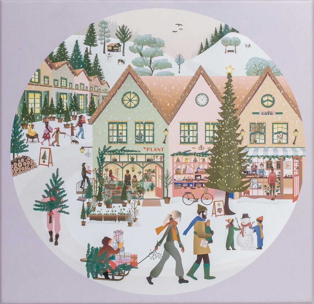 White Christmas púsl - 1.000 bita