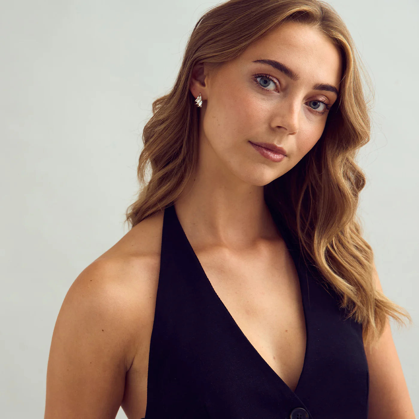 Hana hoop eyrnalokkar - silfurhúðaðir