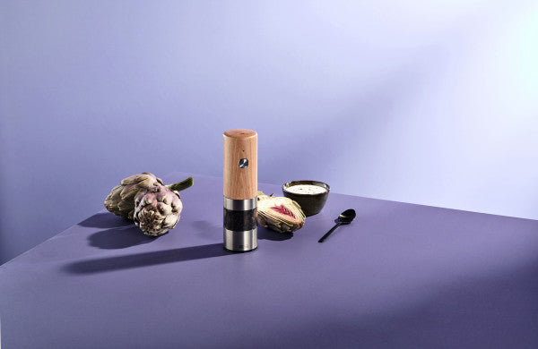 Rafmagns kryddkvörn - askur