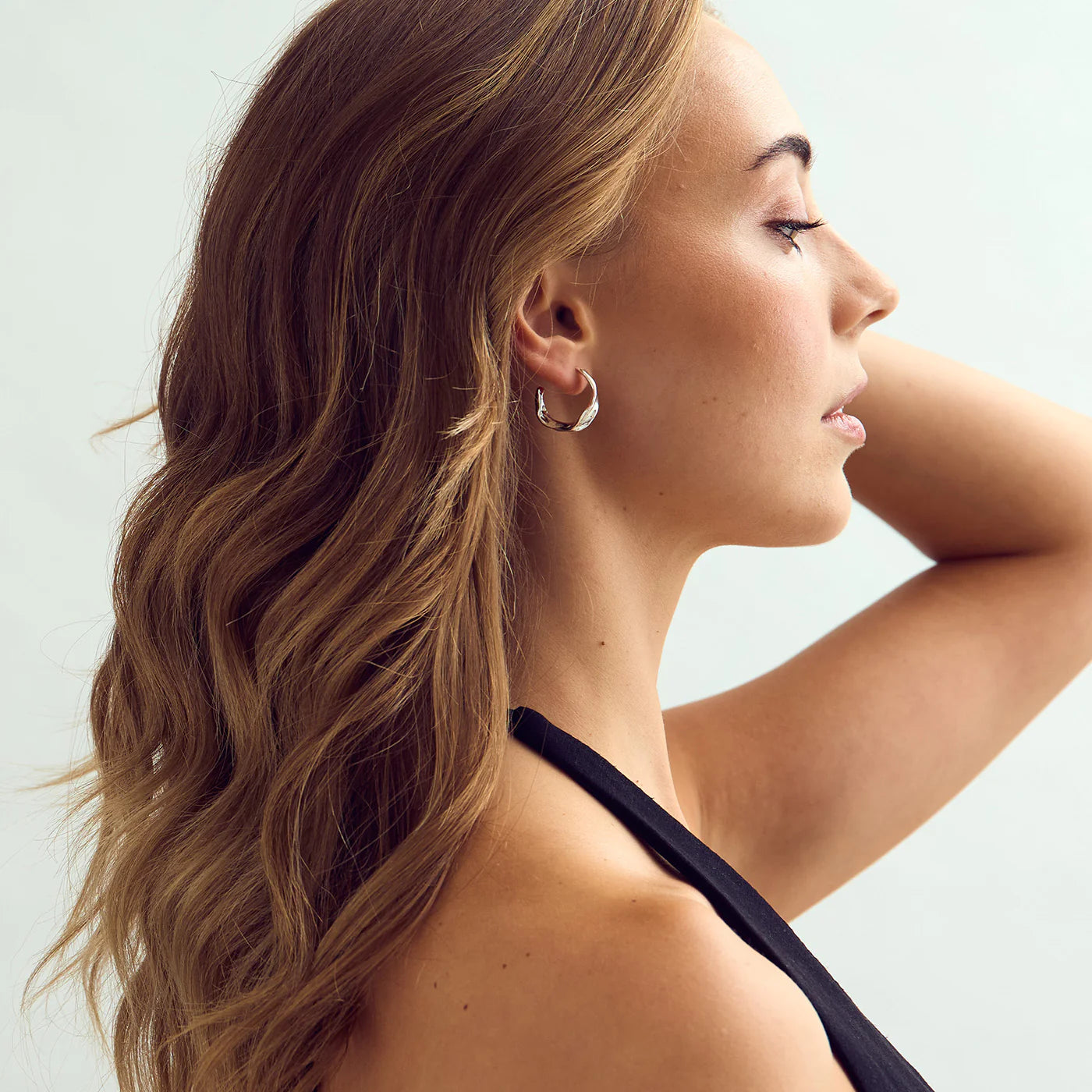 Ofeila eyrnalokkar - silfurhúðaðir