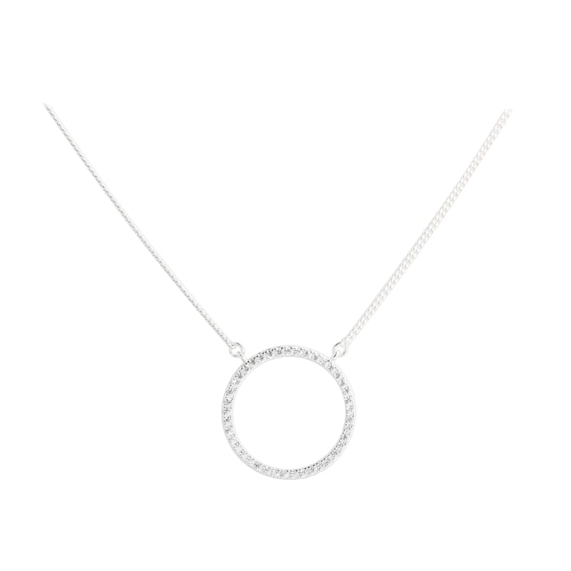 Darling circle hálsmen - silfur