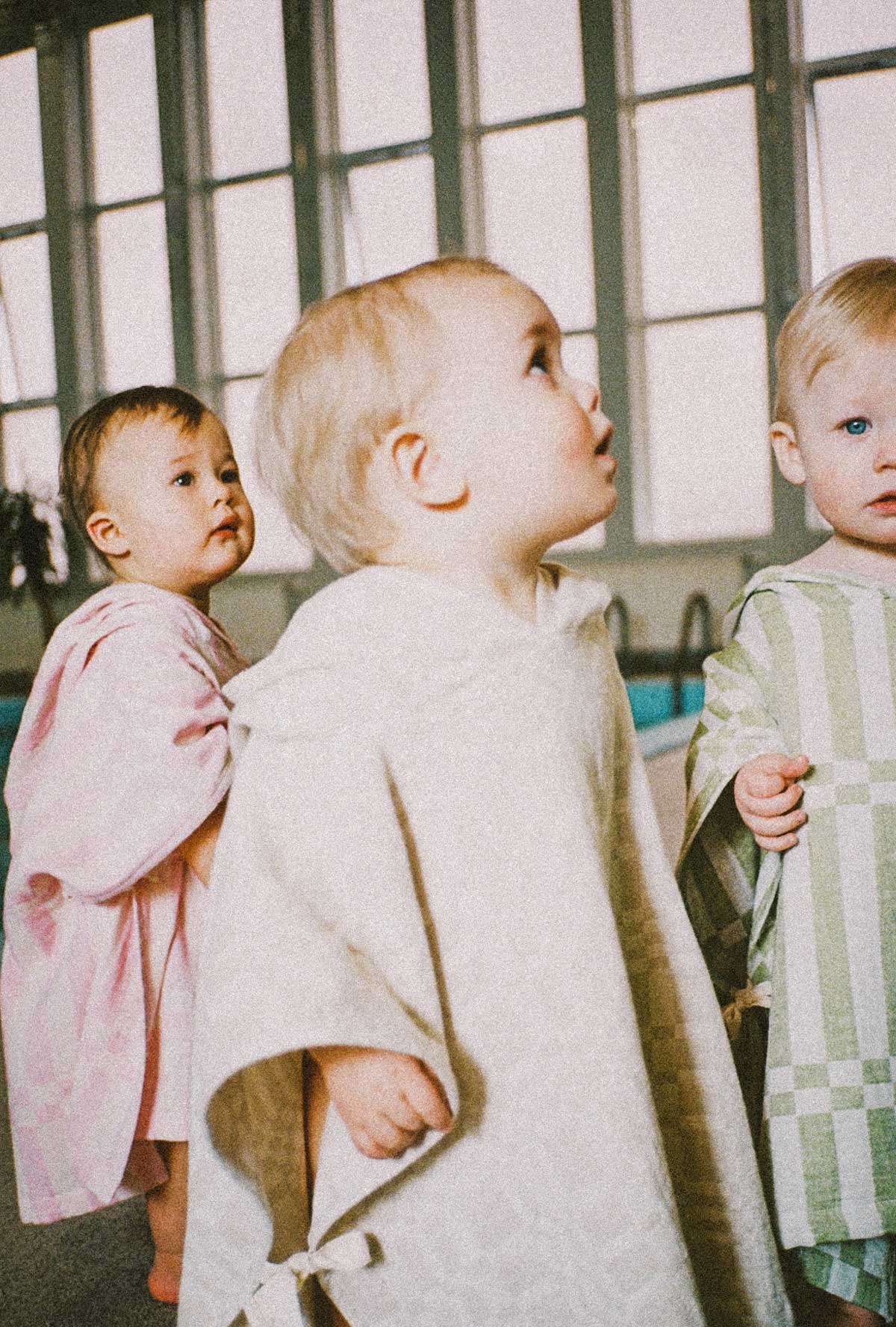 Barna baðstakkur - drappaður