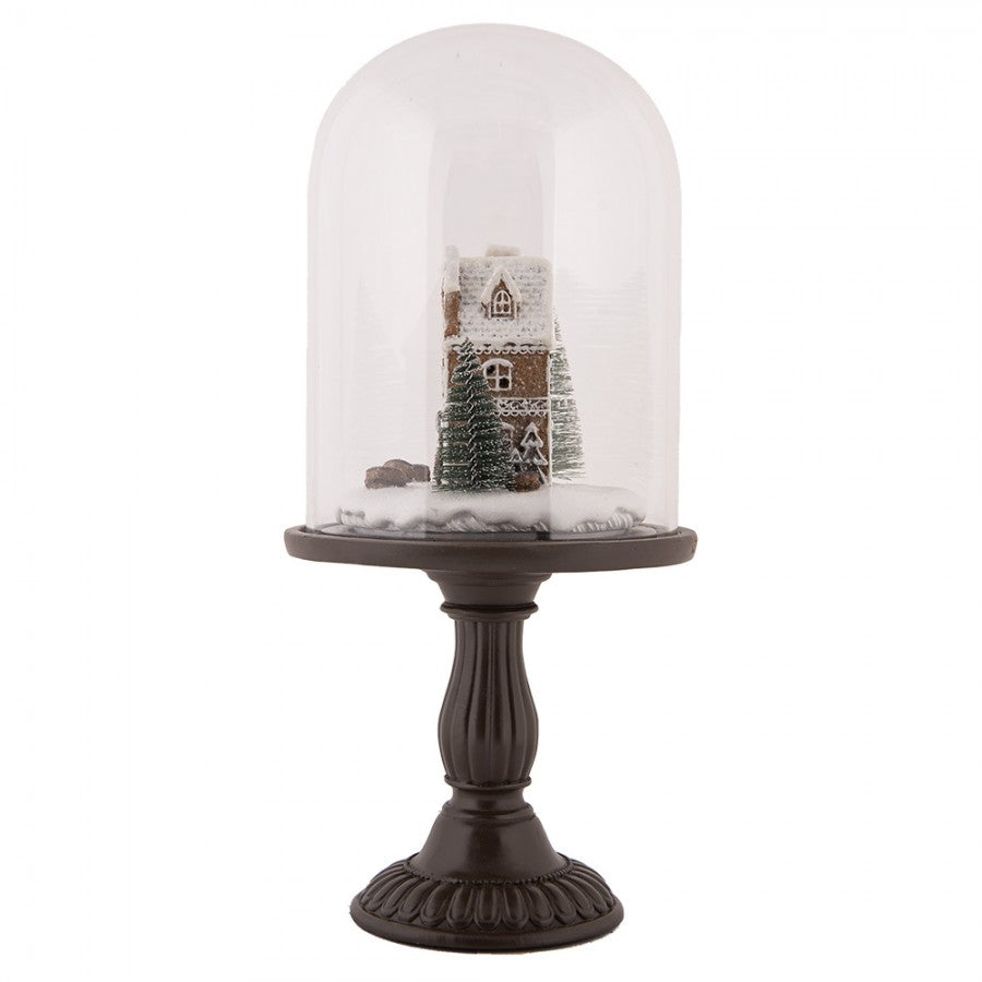 Piparkökuhús m/ljósi í kúpli