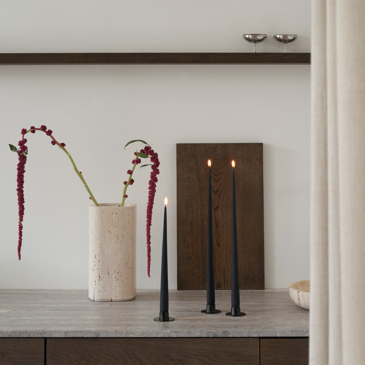 Kerti uppmjó 32 cm - velvet matt black