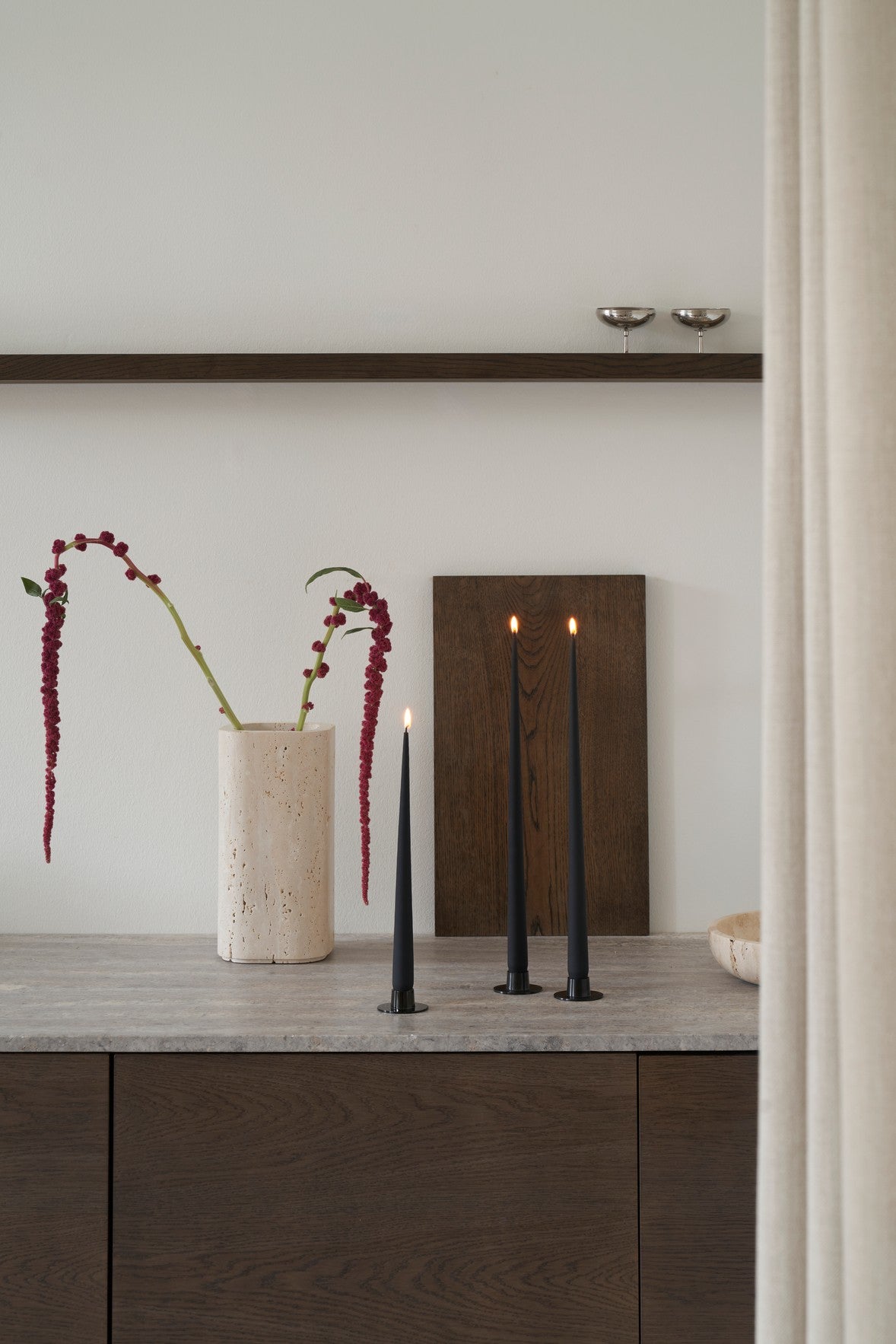 Kerti uppmjó 32 cm - velvet matt black