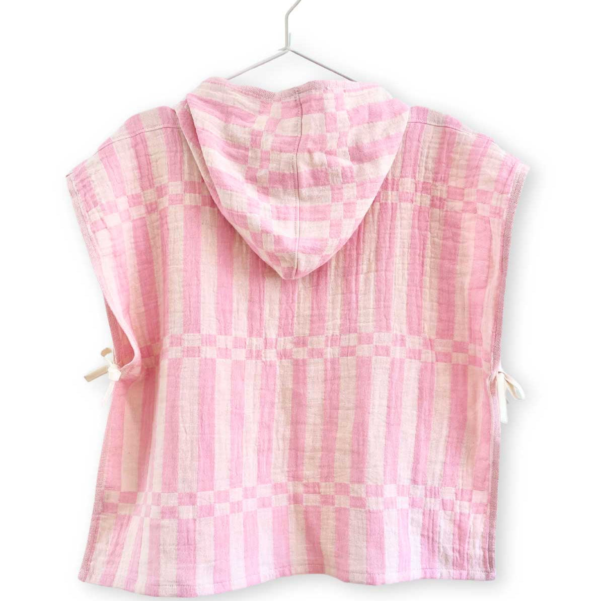 Barna baðstakkur - bleikur