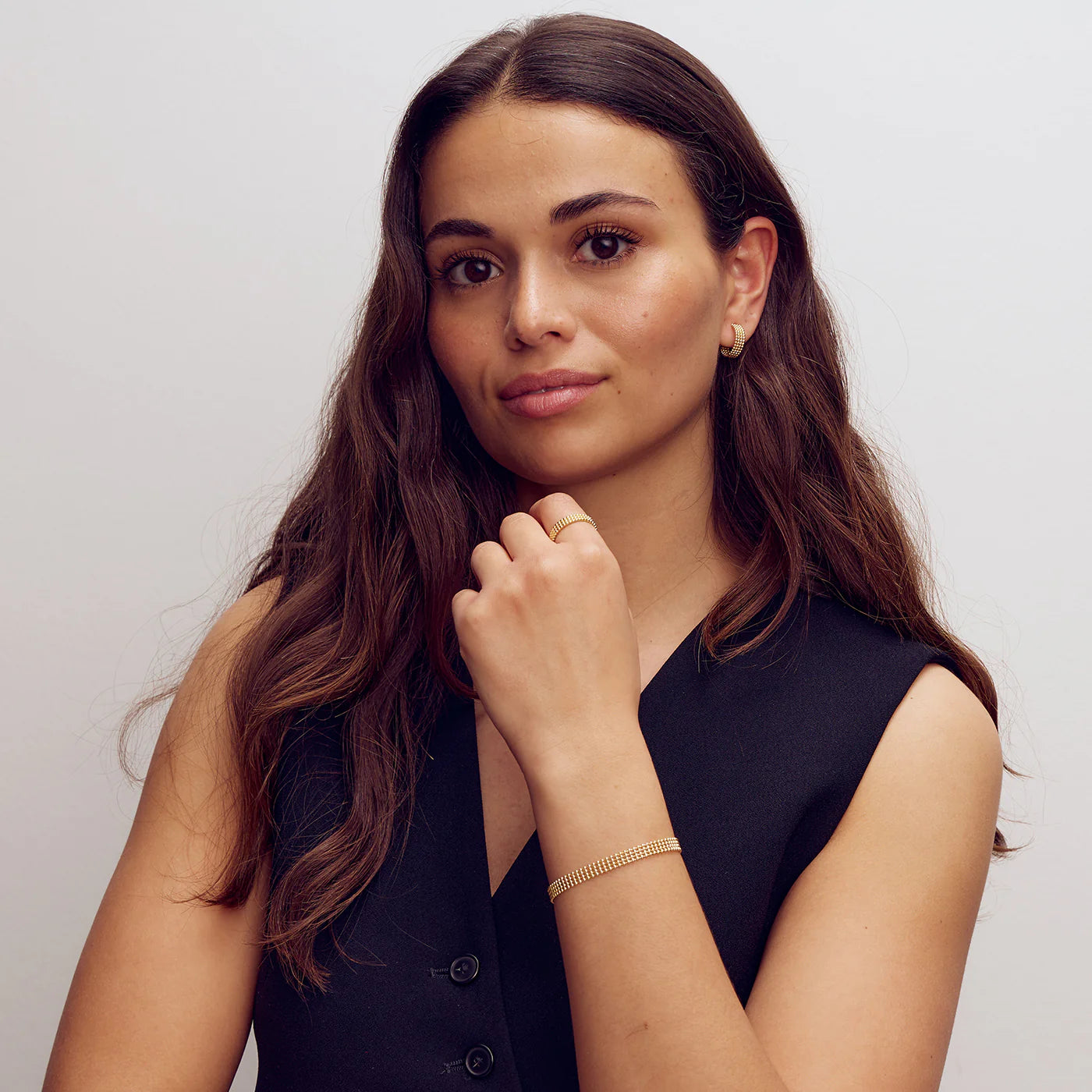 Eden eyrnalokkar - gullhúðaðir