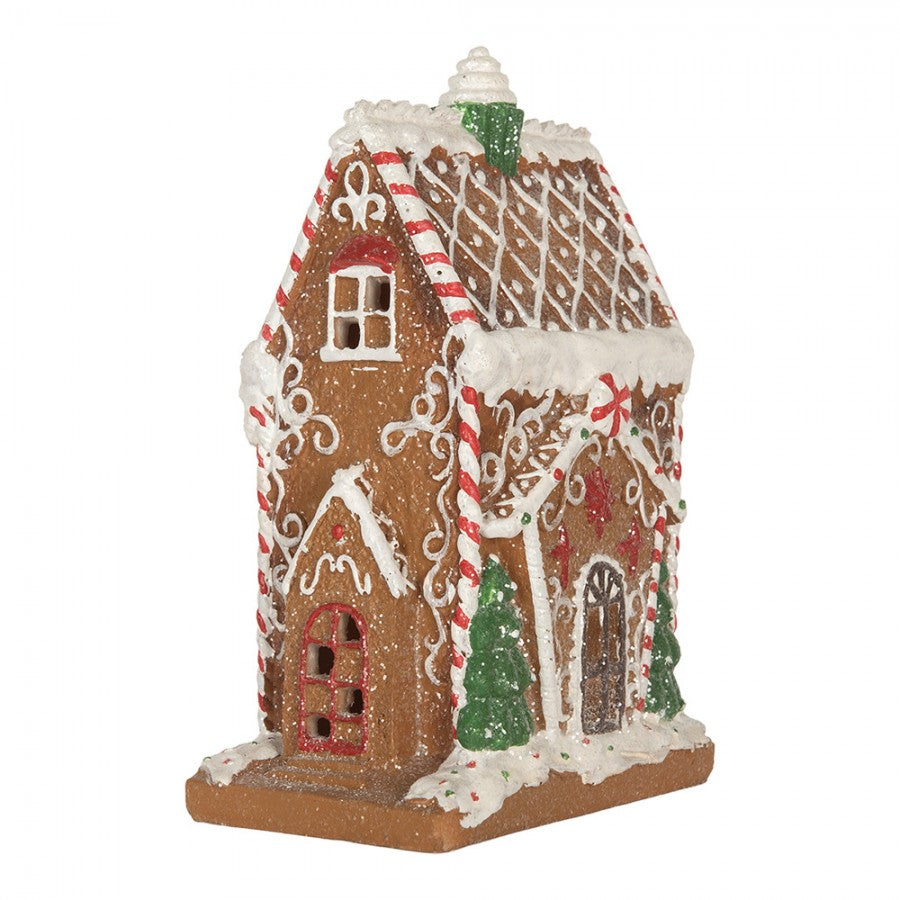 Piparkökuhús m/LED - 15 cm