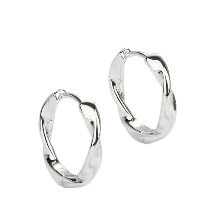 Twirl hringir stórir - silfur