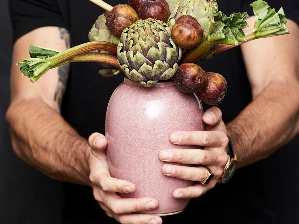 Gastro vasi 20 cm - bleikur