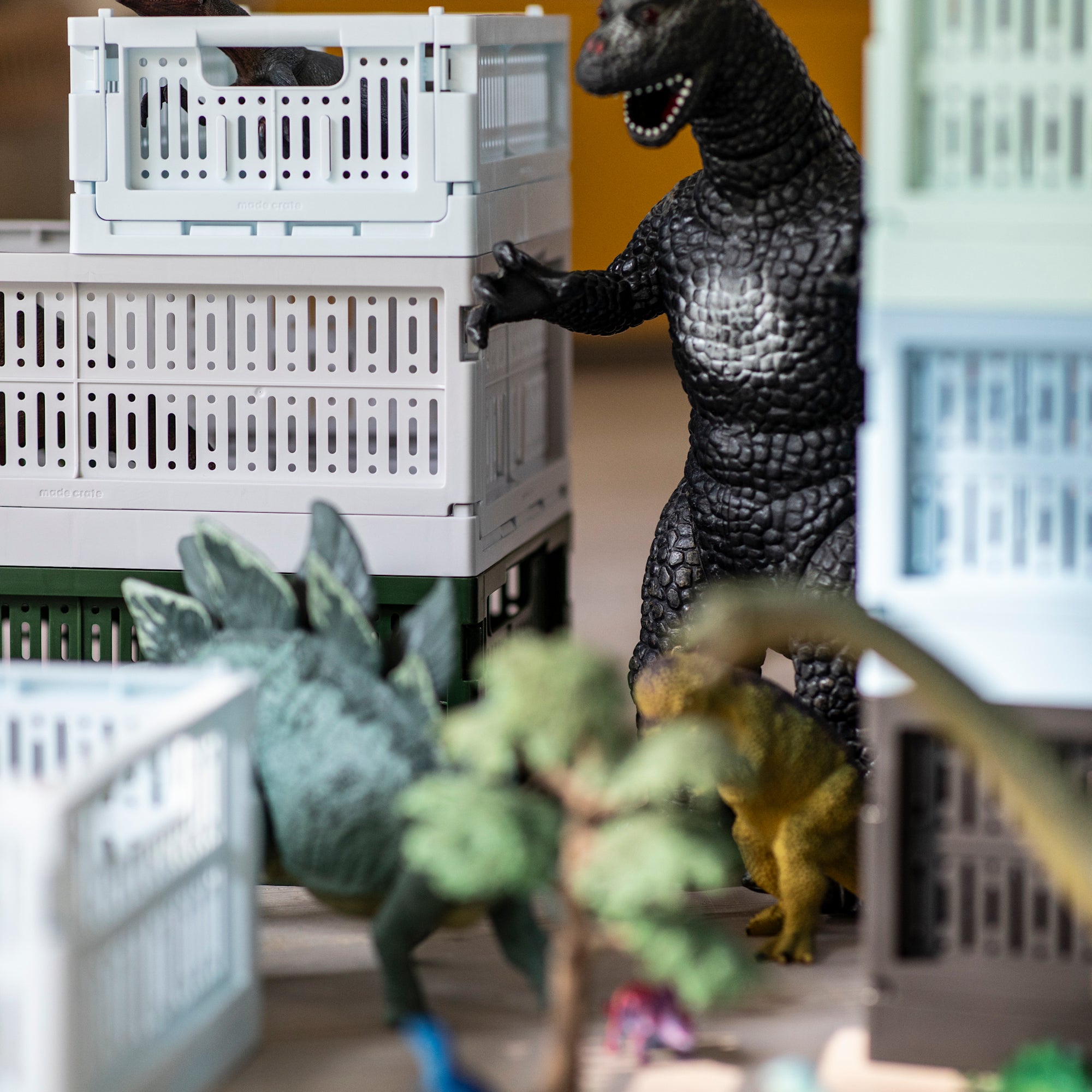 Plastkassi midi - ýmsir litir