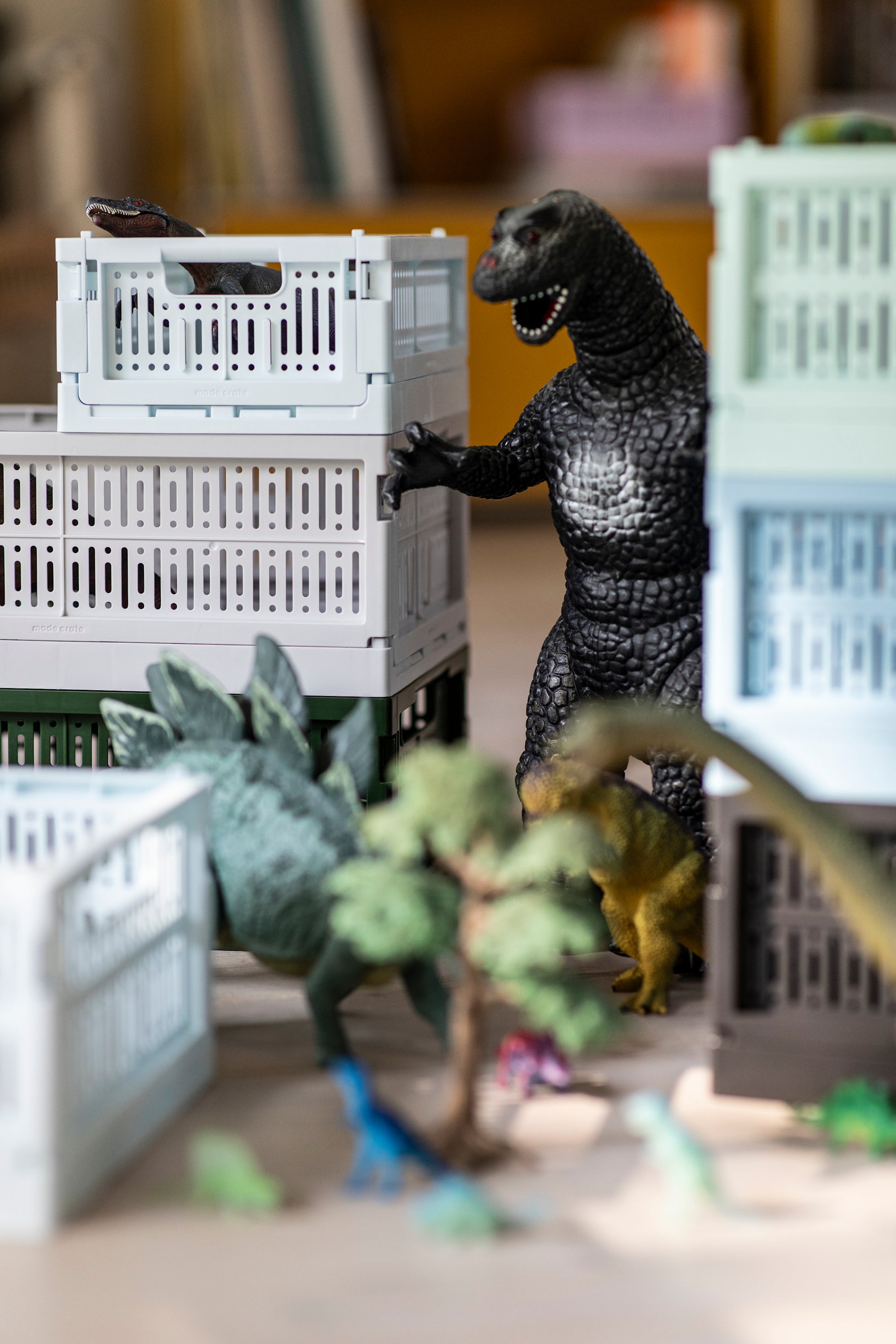 Plastkassi midi - ýmsir litir